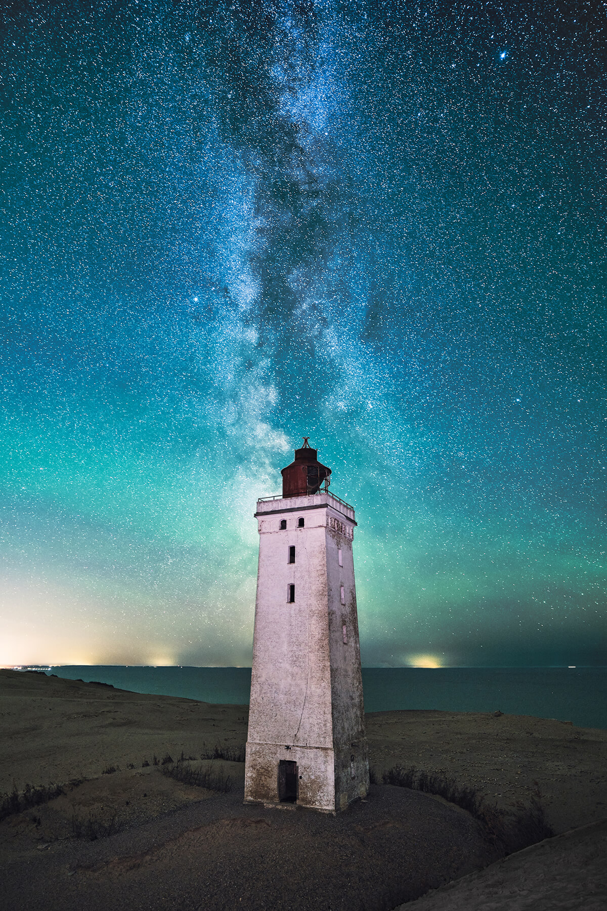 Leuchtturm Rubjerg Knude Nachtaufnahme