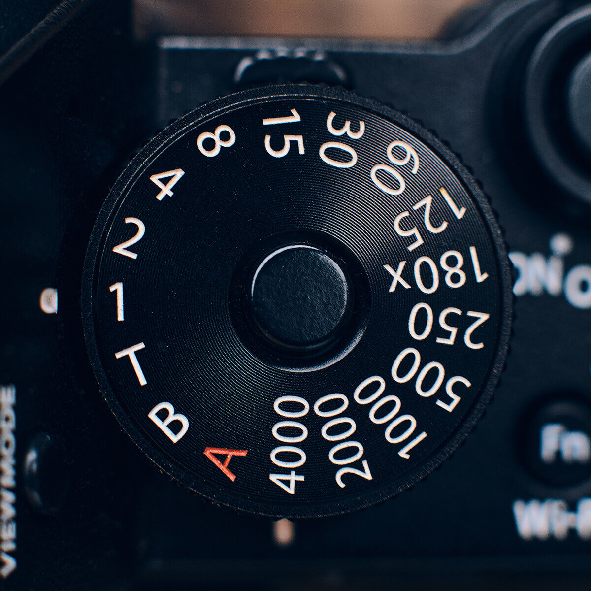 X-T1 Belichtungszeitrad an der Fujifilm X-T1