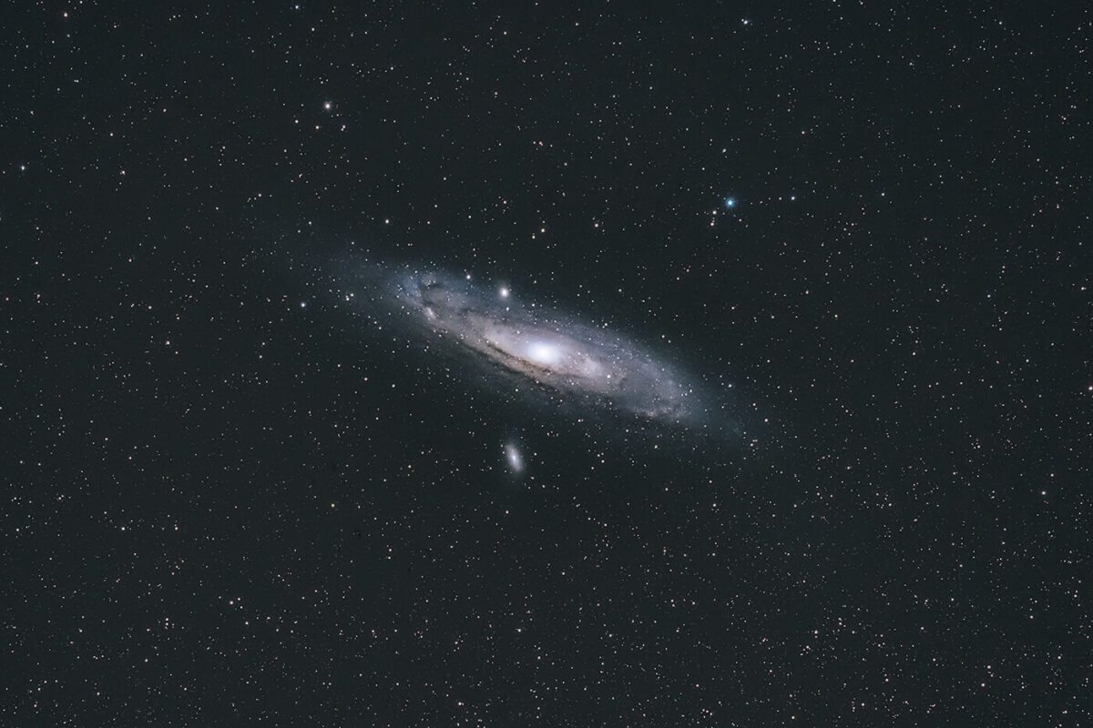 Andromedagalaxie mit nomad fotografiert